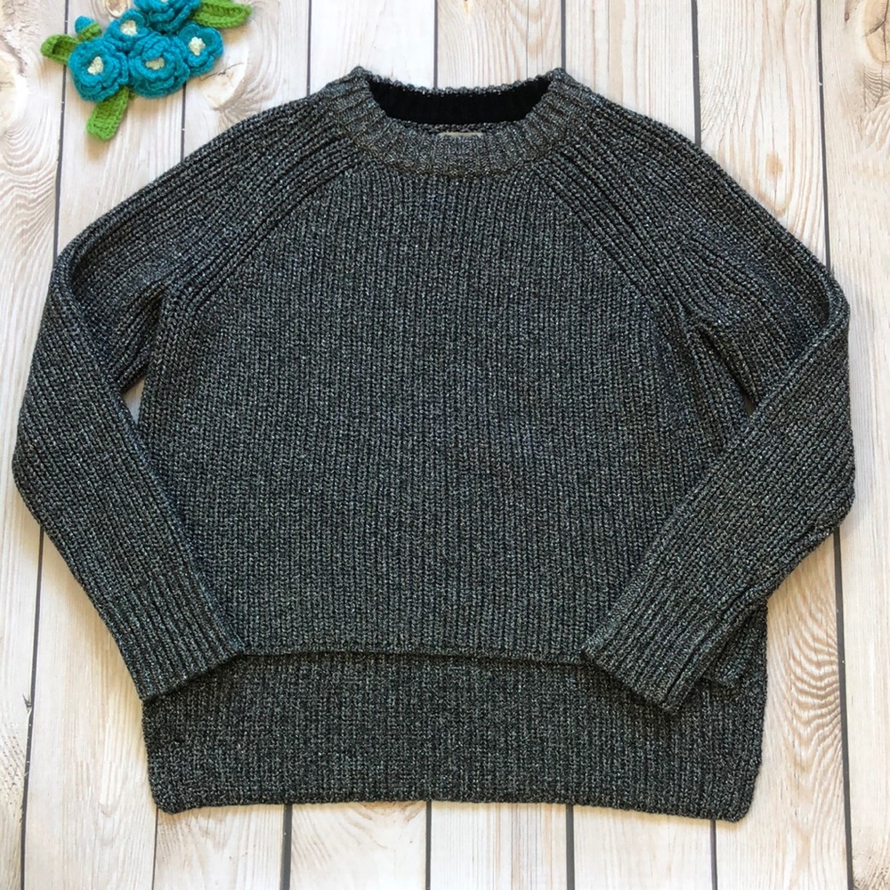 Calvin Klein Jeans women’s metallic knit sweater